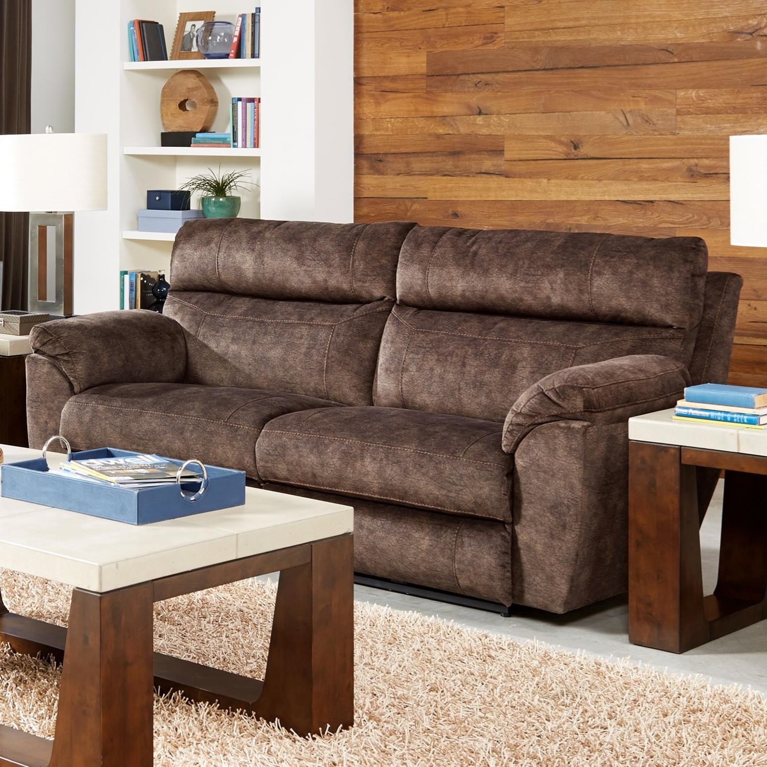 Catnapper messina power reclining sofa with power headrests & power lumbar outlet